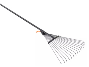 Spring brace rake